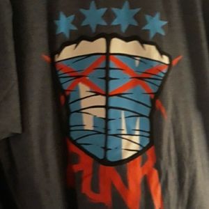 Xxl CM Punk wrestling shirt exclusive sXe